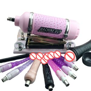Automatisch liefde sex machine pistool telescopisch sex gun vibrators voor vrouwtjes sex producten voor vrouwen en man met veel dildo s