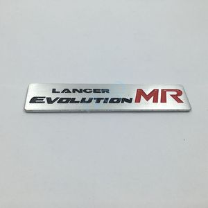 mitsubishi mr venda por atacado-10pcs Car Metal D cauda Portão emblema da etiqueta para o Mitsubishi Lancer Evolution MR emblema do logotipo da placa de identificação