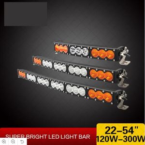 54 geführt bar großhandel-1x W Cree Chips gebogener LED Arbeitsscheinwerfer W W W W W W W Geländewagen x4 V Super Brght LKW