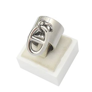 Ovala geometriska hängande ring kvinnor mode smycken rostfritt stål o charm fingerring storlek
