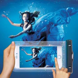 s6 bolsa venda por atacado-Universal Driving PVC toque Durable impermeável saco de selados Phone Cases Bolsa para iPhone mais Samsung Galaxy S7 S6 S8