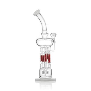 Wholesale hookah used for sale - Group buy Manufacturer price double filter glass pipes hookah bongs for tabacco use with inches mm male joint