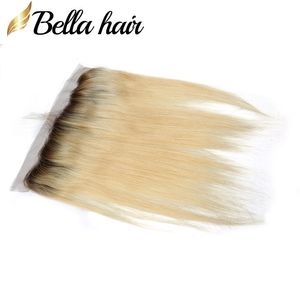 saç dantel kapakları toptan satış-Düz Sarışın Saç Dantel Frontal x4 Bakire İnsan Saç Uzantıları Brezilyalı Saç Kulak Kulak Kapatma B En Kaliteli Bellahair