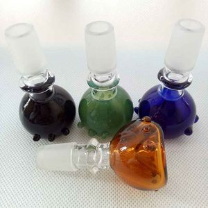 Colorful Glass Bowl Dot mm mm Male Joint Smoking Pipes Accessories for colors Oil Rigs water bongs hookahs Tools