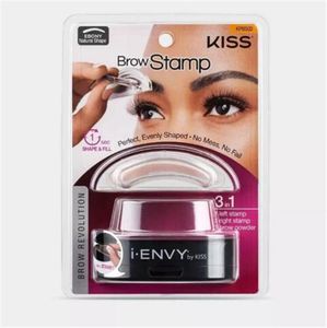 Wholesale eyebrow shadow powder resale online - Brand Brow Stamp I ENVY BY KISS Eyebrow Powder Seal Makeup Eyes Brow Stamp Palette Delicated Eye Shadow Eyebrow with Brush Tool A08