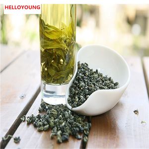 Promotie g Chinese organische groene thee ingeblikt premium slak vorm biluochun rauwe thee gezondheidszorg nieuwe lente thee gezond groen voedsel