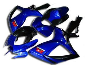 gsxr 600 k6, blau, schwarz,
 großhandel-Motorrad Verkleidung Body Kit für SUZUKI GSXR600 GSXR Karosserie GSXR750 K6 blau schwarz Verkleidung Set MN07