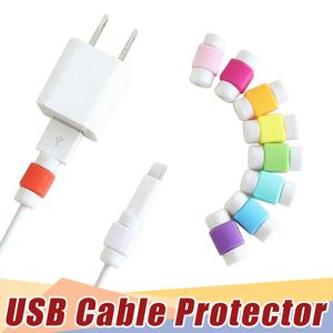 Wholesale phone charger cable protector for sale - Group buy Universal Saver USB Cable Protector Sleeve Android Mobile Phone Charger Cord Protector Cover Silicone For IPhone X plus Line Protectiv