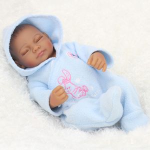 28cm zwarte huid baby jongen realistische reborn baby pop zachte siliconen vinyl pasgeboren baby meisje kinderen kind verjaardag gift speelgoed