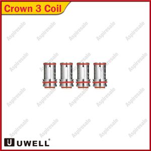 Wholesale coils uwell crown for sale - Group buy Authentic Uwell Crown Coil Head ohm ohm ohm Replacement SUS316 Parallel Coils For Crown III Atomizer Tank