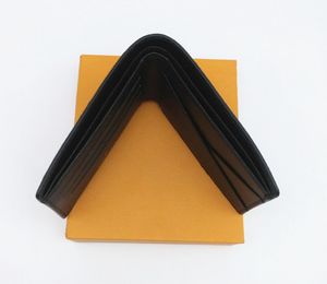 kahverengi camlı cüzdan toptan satış-Klasik Erkek Cüzdan Moda Kontağı Ekose Stil Erkekler Küçük Cüzdan Özel Tuval Çoklu Kısa Bifold Cüzdan Kutusu ve Toz Çanta