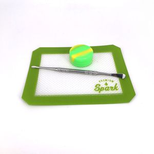 Silicone wax pads square dry herb mats cm or cm baking mat dabber sheets jars with dab tool wax container