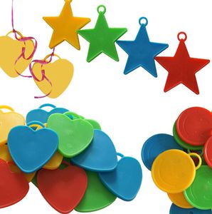 Balonowe Waga Helu Ballon Wisiorki Dekoracje Ślubne Przyjęcie Urodzinowe Dostawy Star Heart Circle Shape Opcje sztuk partia Hurtownie