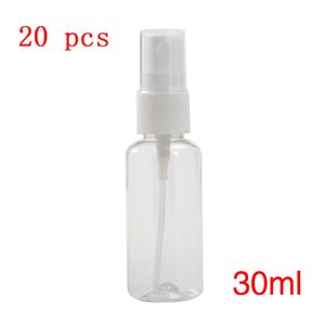doldurulabilir şişeler toptan satış-20PCS Temizle Kozmetik şişe Makyaj Yüz Losyonu Atomizer ml Numune Şişeleri Parfüm Kozmetik Doldurulabilir Püskürtme Spreyi boşaltın