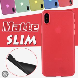 0 mm ultra dunne slank matte frosted transparante heldere zachte PP Plastic achterkant case voor iphone pro max mini xs xr x