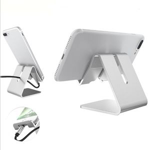 Mobiltelefonmonteringshållare Mobiltelefon Tablet Desk Holder Stativ för IP Plus s s Cellphone för Kindle ebook