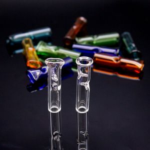 Wholesale glass cigarettes resale online - cigarette filter tube glass tip holder disposable for Hookahs RAW Dry Herb Rolling Paper Thick Pyrex Smoking Pipes