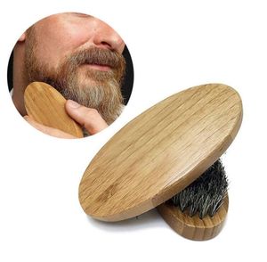 Wholesale beard set for men for sale - Group buy New Arrival Mens Boar Hair Bristle Hard Round Wood Handle Beard Mustache Brush Set maquiagem