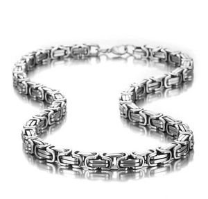 сплошные серебряные мужские цепи оптовых-n190 серебряный тон см см длина Мужчины Женщины твердые тяжелое ожерелье цепь