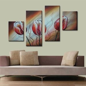 Wholesale Oil Painting Tulips Canvas - Buy Cheap in Bulk from China