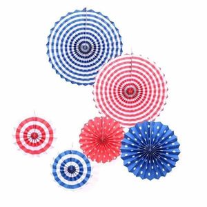 Pinwheels Hanging Flower Crafts Fashion Folding Cut Out Paper Fans Handcraft Wedding Decorations Supplies yj CB