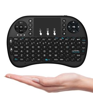 pc gaming keyboard оптовых-Rii i8 Ghz английская клавиатура Gaming Air Fly Mouse Teclado мультимедийный пульт дистанционного управления для Smart TV портативный ПК X BOX