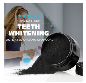 Wholesale natural teeth whitening activated charcoal resale online - New Food grade teeth Whitening Powder Bamboo dentifrice Oral Care Hygiene Cleaning natural activated organic charcoal coconut shell tooth Yellow Stain