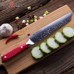 GRANDSHARP Inch Damascus Chef Knife Japanese Damascus Stainless vg10 Steel Kitchen Kiritsuke Knife Cooking Tools with Gift Box