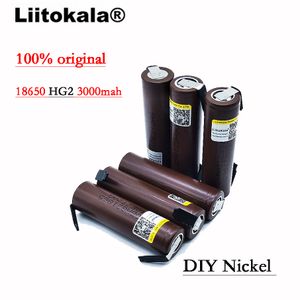 baterias de níquel. venda por atacado-Liitokala Nova mAh Bateria HG2 V Descarga A dedicada para baterias LG DIY níquel