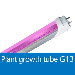 T8 LED buizen Grow Plantlichten ft W AC85 V Roodblauw mm LEDS TL bollen Lampen Fill in aanvullende verlichtingsgroenten