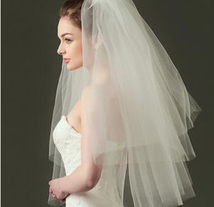 Wholesale ivory wedding veils for sale for sale - Group buy Wedding Veils White Ivory Bridal Veil with Comb Soft Tulle Wedding Accessories Veu De Noiva Hot Sale High Quality