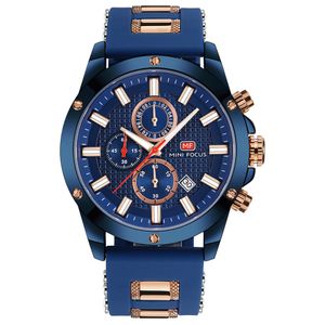 синий силиконовый часы
 оптовых-Мини фокус топ Марка роскошные хронограф часы мужчины Кварцевые спортивные часы армия военный силиконовый ремешок наручные часы мужской синий часы