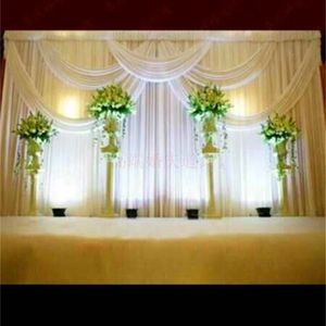 ingrosso veloni caldi-Nuovo modello Sfondo Satin Tenda Wedding Party Stage Decoration Velo classico Filato soffitto Contesto Vendita calda gd Ww