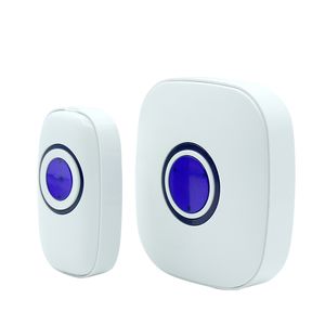 waterproof wireless doorbells toptan satış-Su geçirmez Kablosuz Dijital Kapı Zili Chime Kapı Zili MH Işletmek Frekans yeni Yüksek Kalite ABD Plug