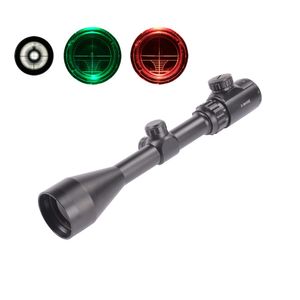 raylar riflescope mounts toptan satış-Av Tüfek Kapsam x50 EG Kırmızı Yeşil Işıklı Havalı Tüfek Optik Sniper Sight Tüfek mm Dağı Raylı Caza Carabina Ile