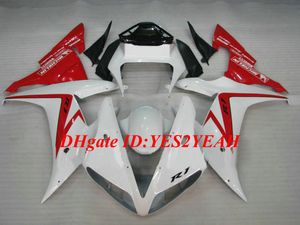 Exclusieve Motorfiets Fairing Kit voor Yamaha YZFR1 YZF R1 YZF1000 ABS Plastic Red White Backings Set Gifts YE15