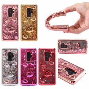 Wholesale kiss case for iphone for sale - Group buy 3D Lips Kiss Me Liquid Quicksand Soft TPU Case For iPhone XS Max XR X Samung S8 S9 Plus S10 S10E A7 A750 J2 Prime J5 Pro J7 J510