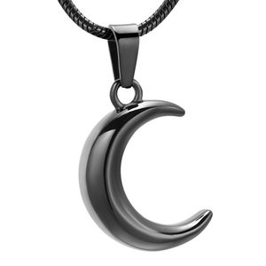 Wholesale keepsake gifts for men for sale - Group buy IJD12833 Free Funnel Gift Box Black Moon Stainless Steel Cremation Jewelry Pendant Funeral Urn Ashes Holder Keepsake Men Women