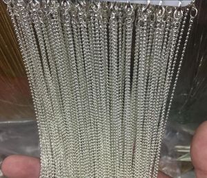 480pcs Shinny Silver Plated Ball Chains Halsband cm tum mm Perfekt för Scrabble plattor glasplattor flaskhattar och mer