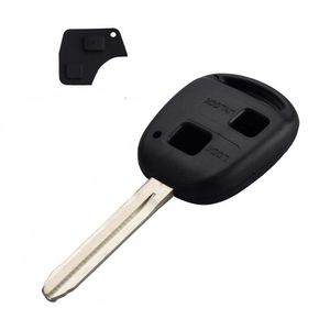 2 Buttons Car Remote Key Shell Case Replacement For Toyota Corolla RAV4 Prado Yaris Camry With Button Pad