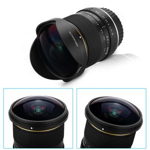 Wholesale lens for dslr resale online - Lightdow mm F Ultra Wide Lens Fisheye Lens Aspherical Circular Camera Lens for Nikon DSLR Half Frame Cameras