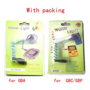 luces led avanzadas al por mayor-Lámpara de iluminación de luz de gusano flexible portátil LED para GBA GBC Gameboy Advance GBP alta calidad NAVE RÁPIDO