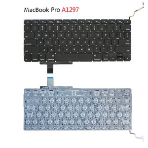 unibody for macbook pro toptan satış-Apple Yeni ABD Klavye Macbook Pro A1297 Unibody ABD Klavye Backlight