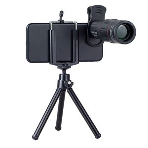 grossissement de l'objectif de la caméra achat en gros de Universel X Télescope Agrandissement Zoom Téléphone Mobile Monoculaires Téléobjectif Lentille Avec Clip Trépied Pour iPhone pour Samsung Xiaomi