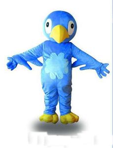 2018 Hot Sale Blue Magic Bird Fancy Dress Cartoon Adult Animal Mascot Kostym Gratis frakt