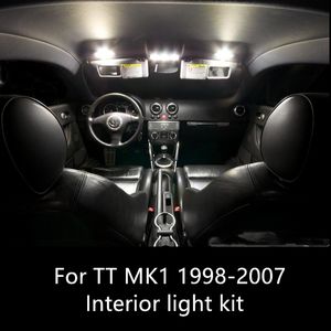 8 stks CANBUS Auto LED lampen Auto Interieur Light Kit Lampen voor Audi TT MK1 Auto accessoires Fout Gratis