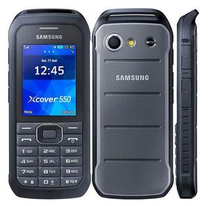 телефон 2mp оптовых-Восстановленное Оригинал Samsung B550H разблокирована сотовый телефон Dual Core с дюйма мегапиксельной камерой мАч сетях G GSM и G в сетях WCDMA