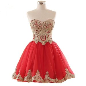 Wholesale red shorts juniors resale online - New With Organza Appliques Mini A Line Short Homecoming Dresses Prom Party Dresses Graduation Dress