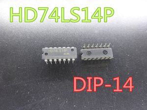 50 stks / partij Hex Schmitt Trigger-omvormers HD74LS14P DIP-14