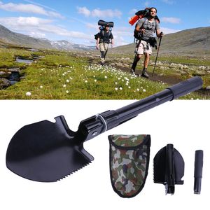 Wholesale multi function folding spade for sale - Group buy 3 in Multi function Ultra Lightweight Survival Folding Shovel Spade Trowel Portable Camping Hiking Outdoor Tools Supplies